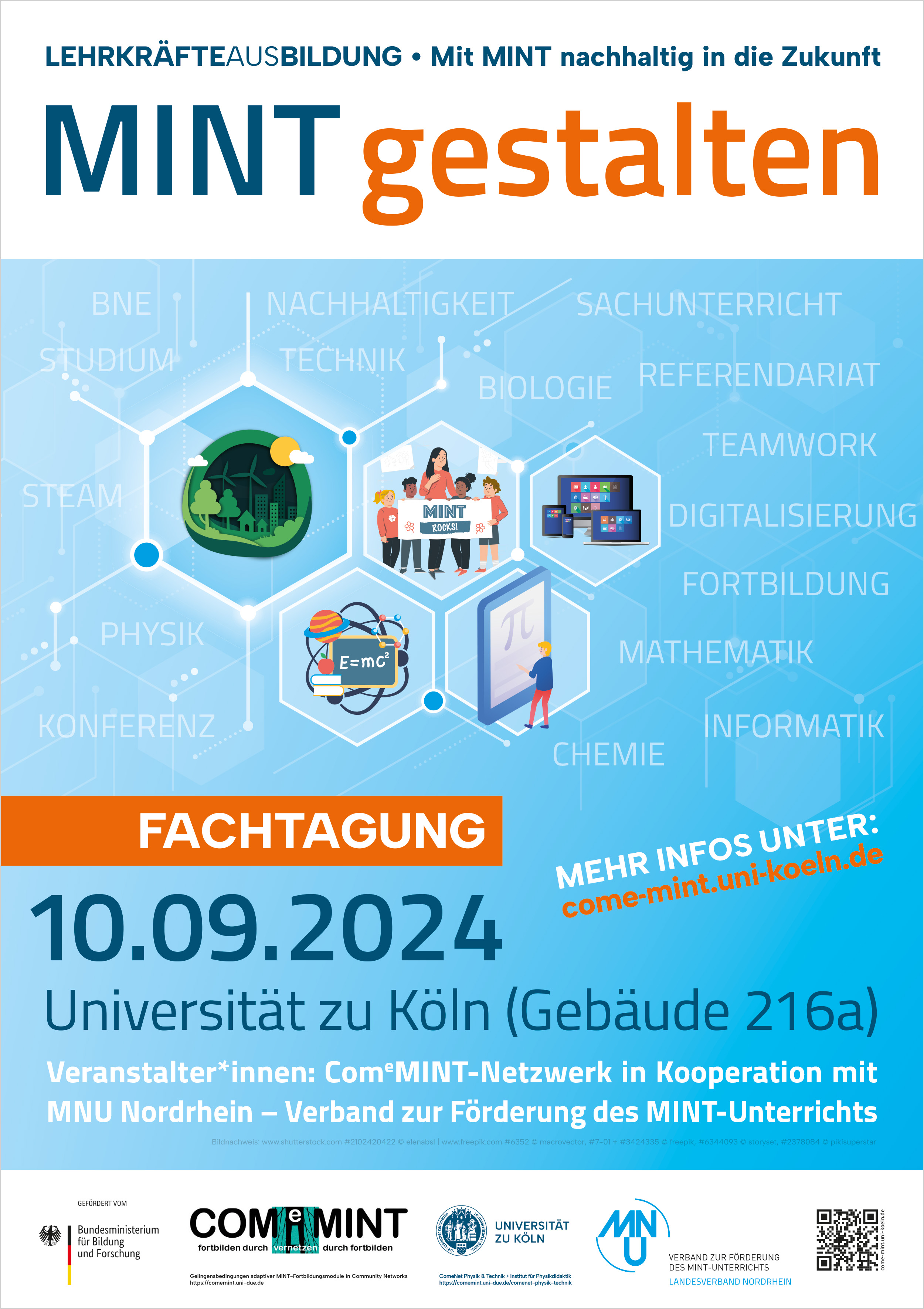 Poster DIN A1 Come MINT MNU Fachtagung 2024